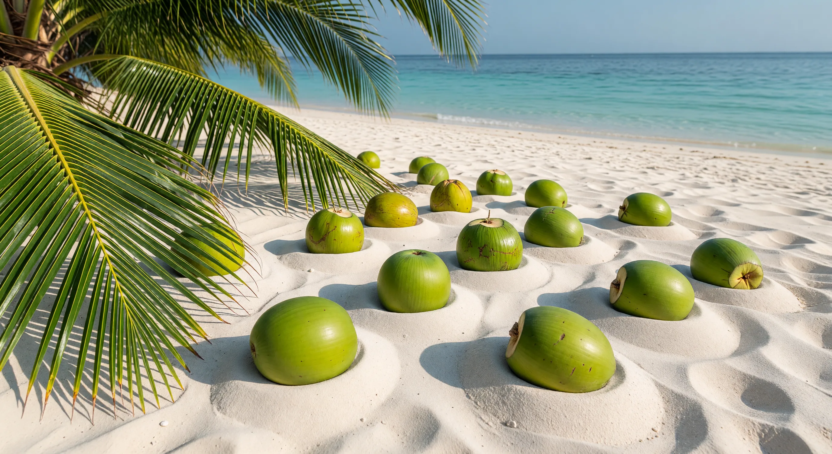 Palawan coconut beach